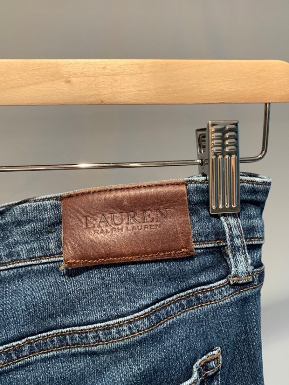Ralph Lauren Classic Skinny Jeans — Medium Blue — Size 6